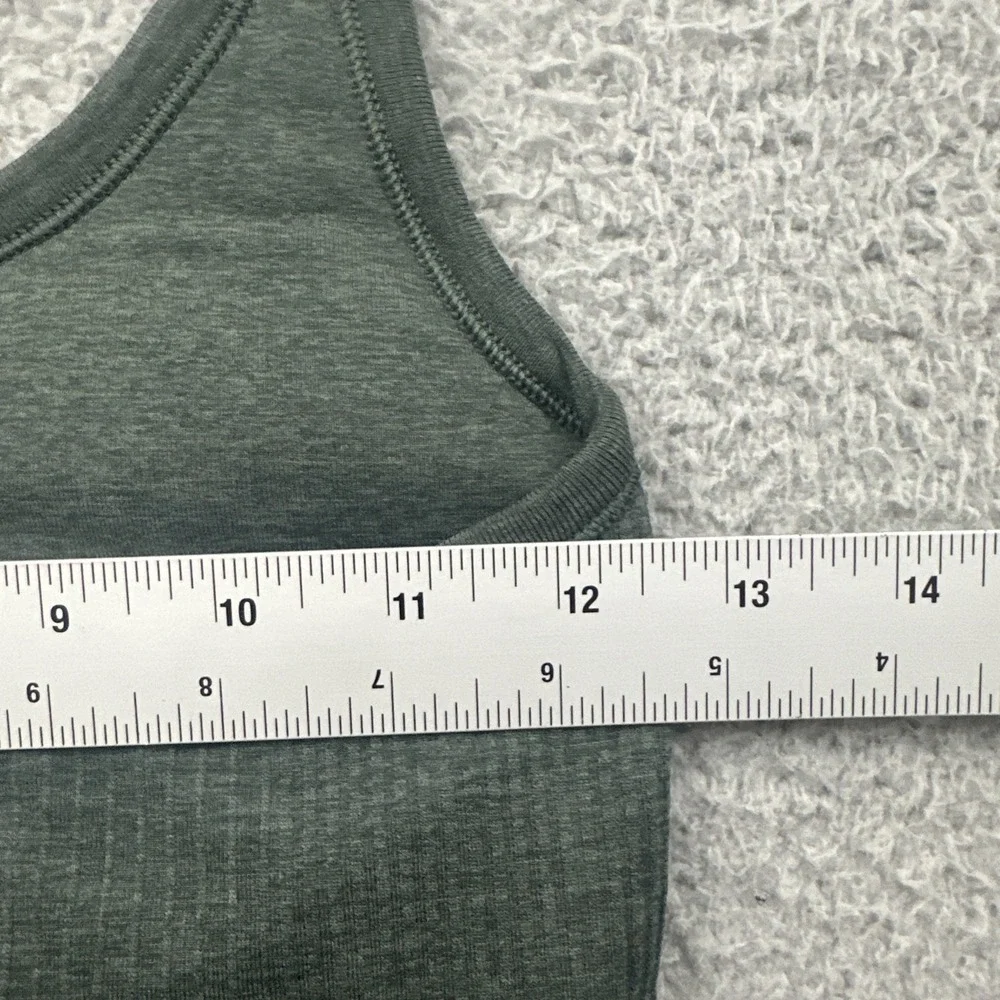 Lululemon Ebb To Street Tank Top Smoked Spruce Green Athletic Athleisure Women 6
